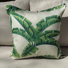 Load image into Gallery viewer, Green Palm Pillow III
