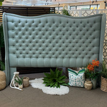 Load image into Gallery viewer, Fairfield King Aqua Headboard
