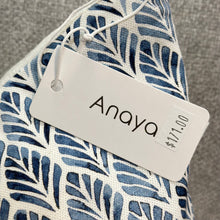 Load image into Gallery viewer, Blue Palm Linen Down Pillow
