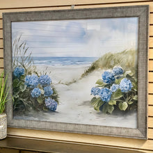 Load image into Gallery viewer, Hydrangeas On Beach Art
