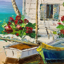 Load image into Gallery viewer, Tropical Cottage Canvas

