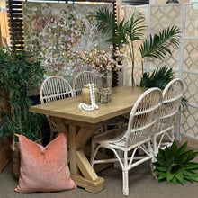 Load image into Gallery viewer, Wood Trestle Dining Table
