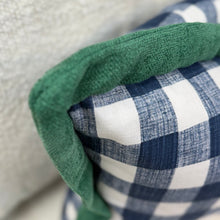 Load image into Gallery viewer, Blue Buffalo Plaid W/Trim Down Pillow
