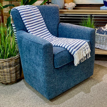 Load image into Gallery viewer, Dark Blue Swivel Chair
