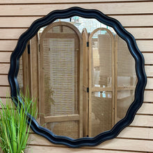 Load image into Gallery viewer, Black Scallop Mirror
