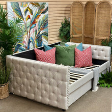 Load image into Gallery viewer, Upholstered Tufted Daybed W/Trundle
