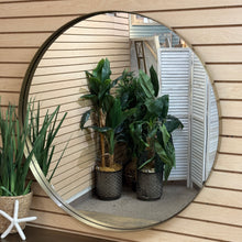 Load image into Gallery viewer, Uttermost Round Gold Mirror
