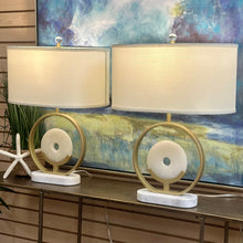 Load image into Gallery viewer, Gold Ring Lamp
