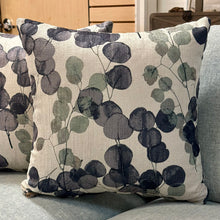 Load image into Gallery viewer, SM Blue Leaf Pillow
