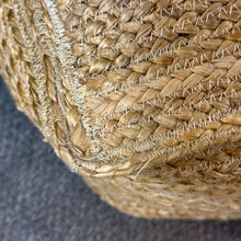 Load image into Gallery viewer, Square Jute Pouf
