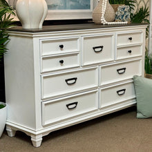 Load image into Gallery viewer, Two-Toned Dresser W/Mirror
