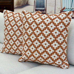 Orange Retro Pillow
