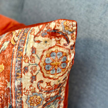Load image into Gallery viewer, Down Rust Print Pillow
