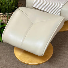 Load image into Gallery viewer, Ivory Chair &amp; Ottoman
