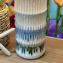 Load image into Gallery viewer, Green/Blue Textured Lamp
