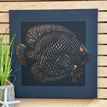 Load image into Gallery viewer, Black Fish I Canvas
