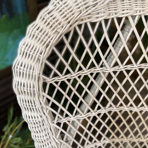 White Wicker Rocking Chair