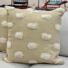 Load image into Gallery viewer, Beige Polka Dot Piilow
