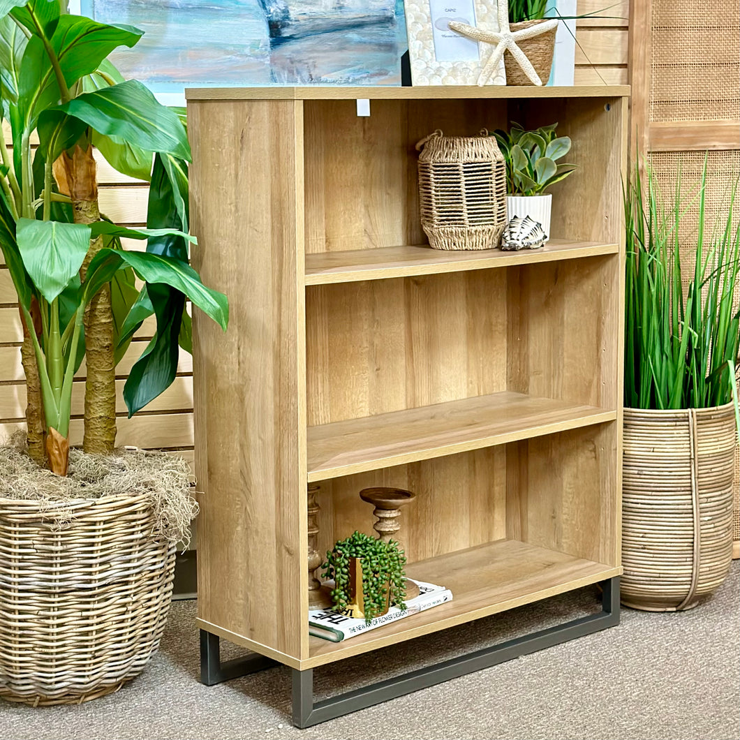 Modern Wood-wash Bookshelf