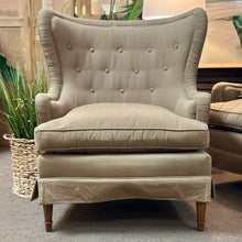 Load image into Gallery viewer, Gold Wingback Chair
