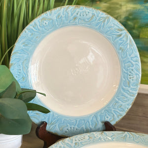 Set/4 Fitz & Floyd 'Toulouse' Dinner Plates