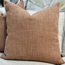 Load image into Gallery viewer, PB Light Rust Linen &amp; Down Pillow
