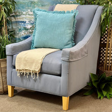 Load image into Gallery viewer, Powder Blue Slope Chair
