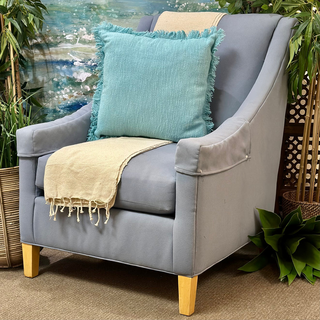 Powder Blue Slope Chair
