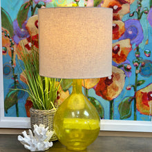 Load image into Gallery viewer, Yellow Glass Lamp
