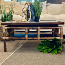 Load image into Gallery viewer, Tile &amp; Bamboo Coffee Table
