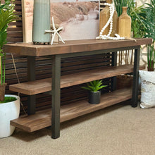 Load image into Gallery viewer, 3 Tier Wood Console
