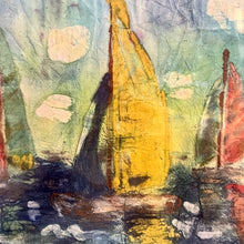 Load image into Gallery viewer, Mary Zlotnick 'Sailing Boats' Art
