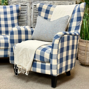 'Oliver' Plaid Chair