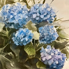 Load image into Gallery viewer, Hydrangeas On Beach Art
