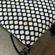 Load image into Gallery viewer, Black Polka Dot Bench
