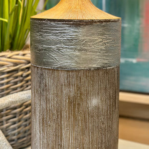 Wood-Look Lamp