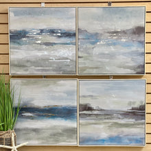 Load image into Gallery viewer, Blue/Green/Silver Abstract II
