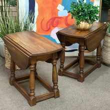 Load image into Gallery viewer, SM Wood Drop Leaf Table
