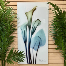 Load image into Gallery viewer, Flowers on Glass Art
