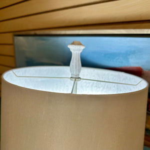 Whitewashed Buffet Lamp