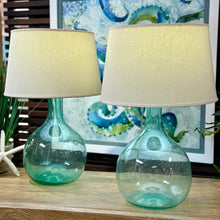 Load image into Gallery viewer, Aqua Glass Lamp

