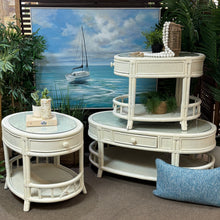 Load image into Gallery viewer, Ivory Oval Coffee Table
