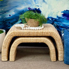 Load image into Gallery viewer, Rattan Woven Nesting Tables

