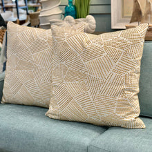 Load image into Gallery viewer, Yellow Embroidered Designer Pillow
