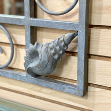 Load image into Gallery viewer, Metal Shell Motif Console &amp; Mirror
