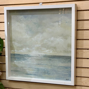 Serene Ocean Framed in White