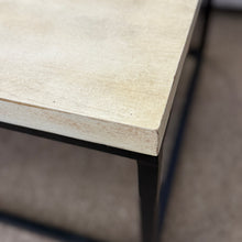 Load image into Gallery viewer, Rect. Ash Wood/Metal Coffee Table
