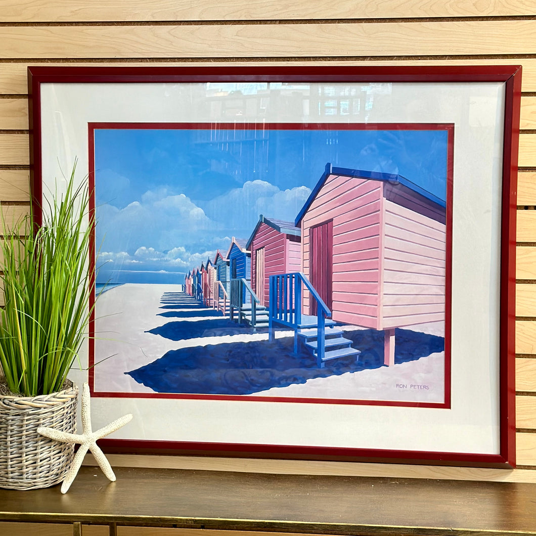 Red Framed Cabana Art