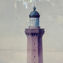Load image into Gallery viewer, Blk/Gold Framed Lighthouse
