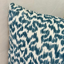 Load image into Gallery viewer, Blue/White Squiggly Designer Lumbar
